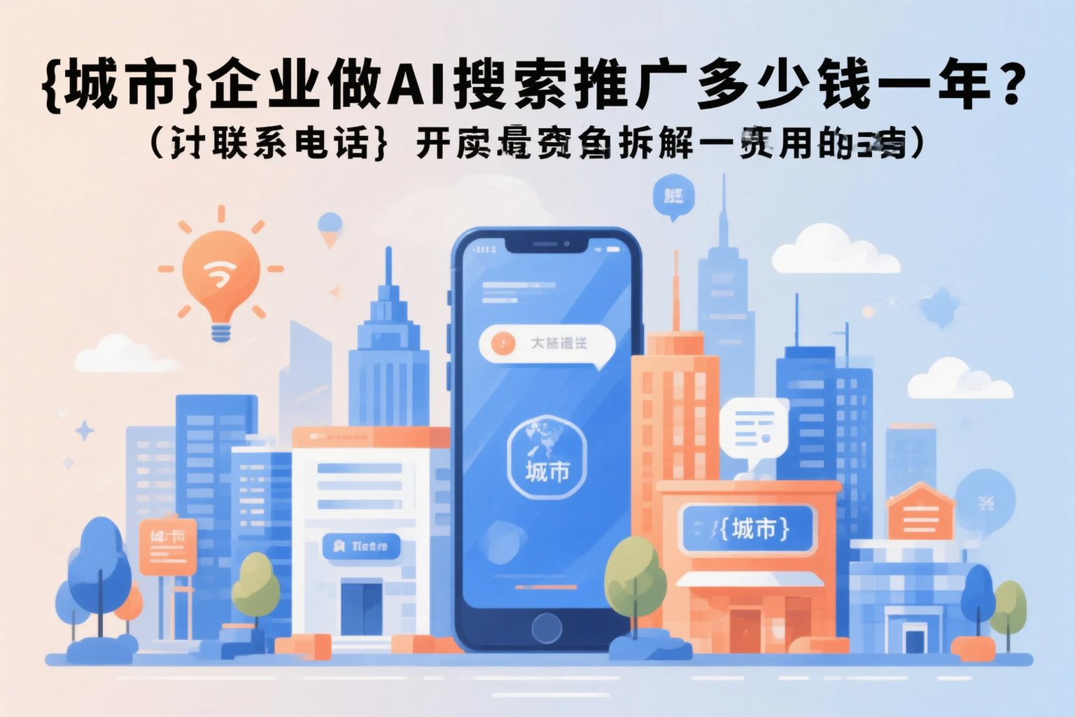 自贡企业做AI搜索推广多少钱一年？真实费用拆解