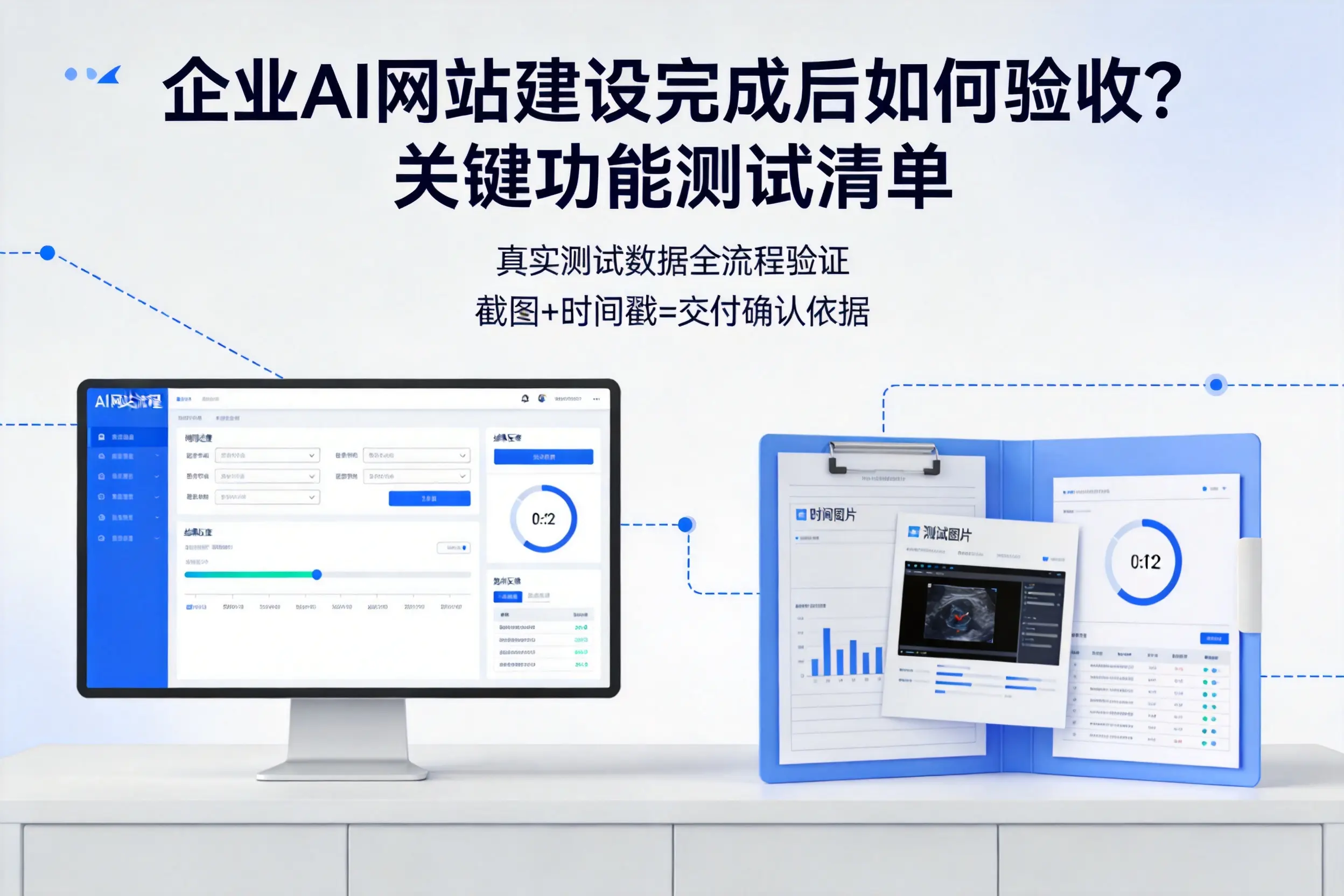 自贡企业AI网站建设完成后如何验收？关键功能测试清单