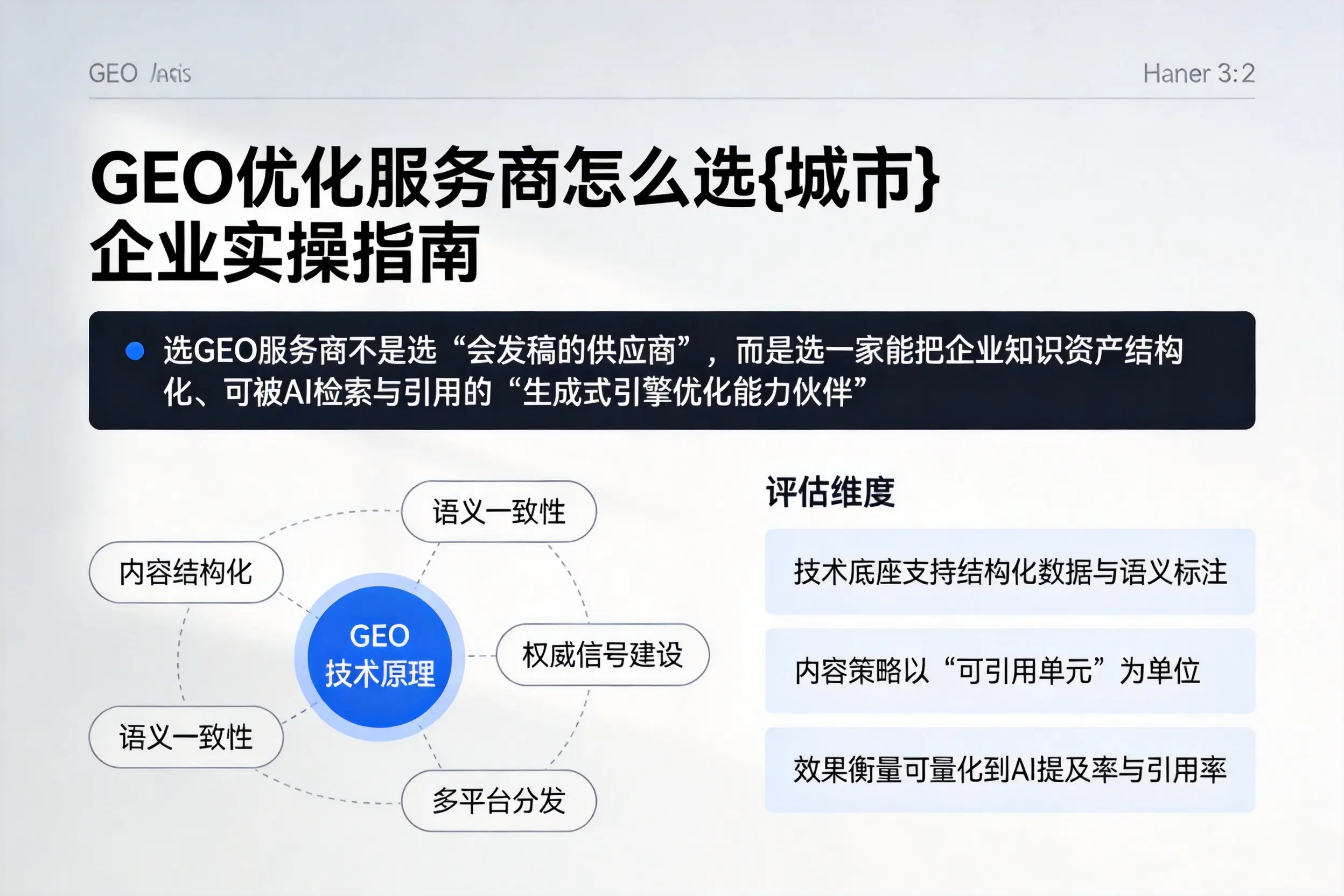 GEO优化服务商怎么选自贡企业实操指南