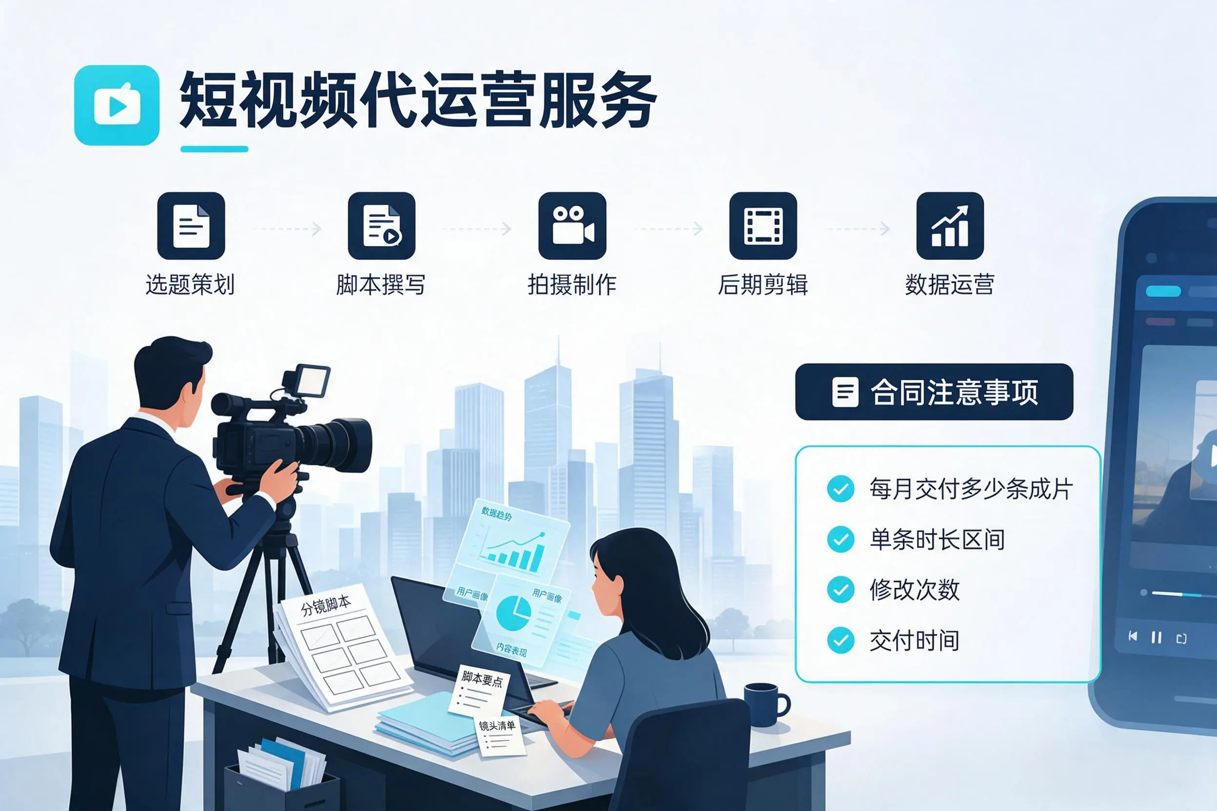 短视频代运营包含哪些服务?自贡企业常见问题科普
