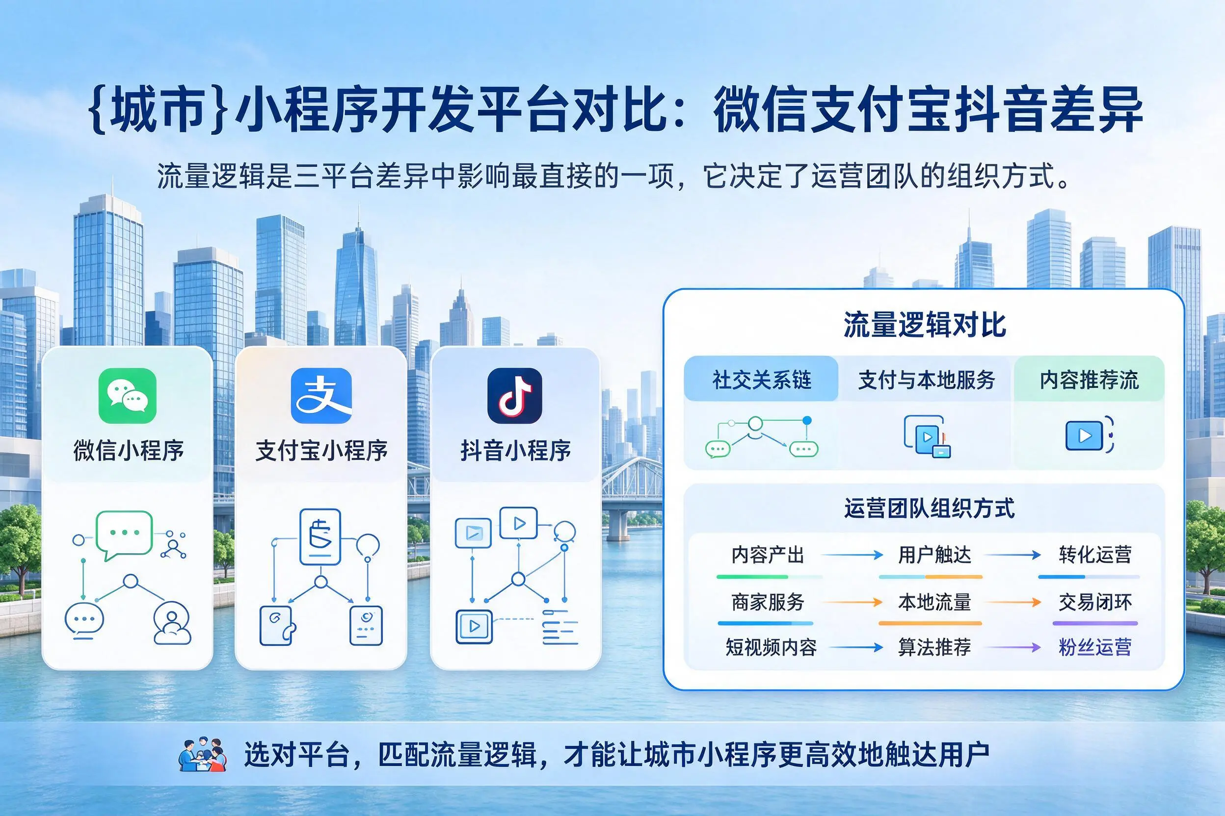 自贡小程序开发平台对比：微信支付宝抖音差异